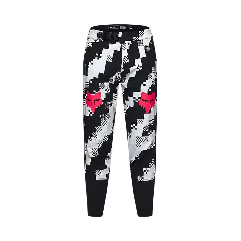 Pantalon Bicicleta Niño Ranger Digi Image Blanco/Negro Fox
