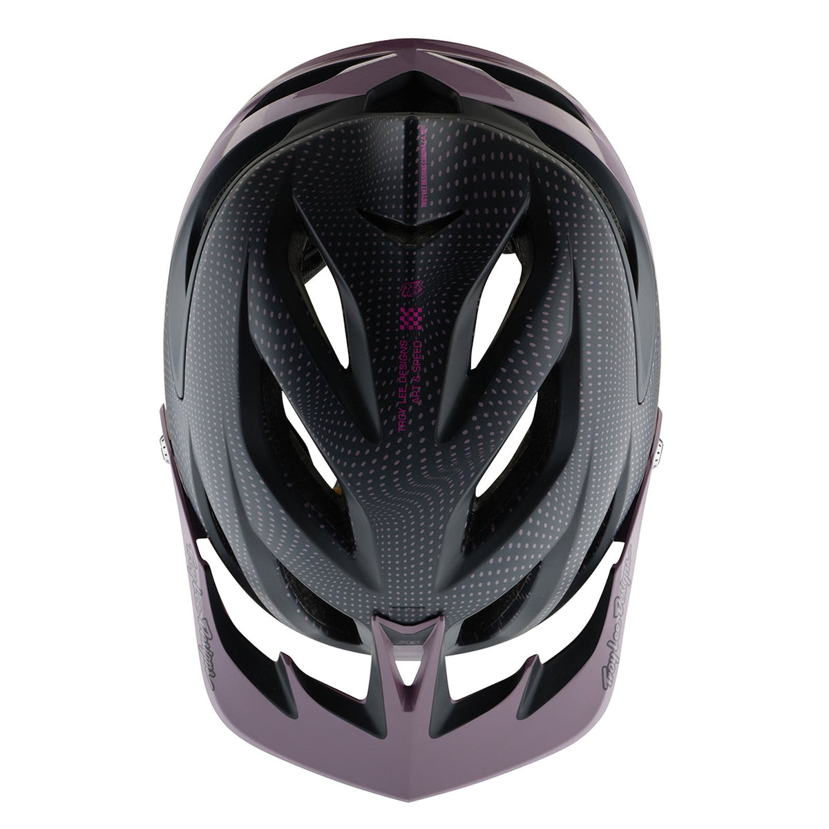 Casco Bicicleta Troy Lee Designs A3 Halo Morado