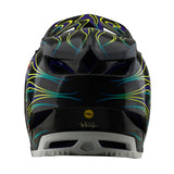 Casco Bicicleta Troy Lee Designs D4 Carbon Torched Negro / Morado