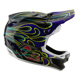 Casco Bicicleta Troy Lee Designs D4 Carbon Torched Negro / Morado