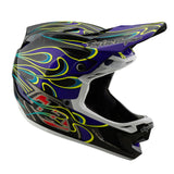 Casco Bicicleta Troy Lee Designs D4 Carbon Torched Negro / Morado