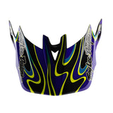 Casco Bicicleta Troy Lee Designs D4 Carbon Torched Negro / Morado