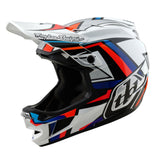 Casco Bicicleta Troy Lee Designs D4 Composite Frames Blanco / Plateado