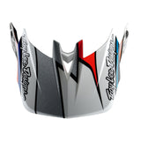 Casco Bicicleta Troy Lee Designs D4 Composite Frames Blanco / Plateado