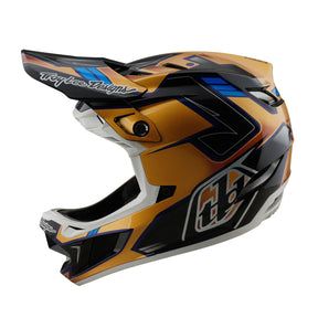 Casco Bicicleta Troy Lee Designs D4 Composite Royalty Negro / Dorado