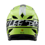 Casco Bicicleta Troy Lee Designs D4 Polyacrylite Fifty-50 Azul Marino / Glo Amarillo