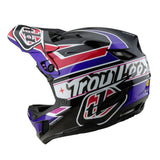 Casco Bicicleta Troy Lee Designs D4 Polyacrylite Linear Negro