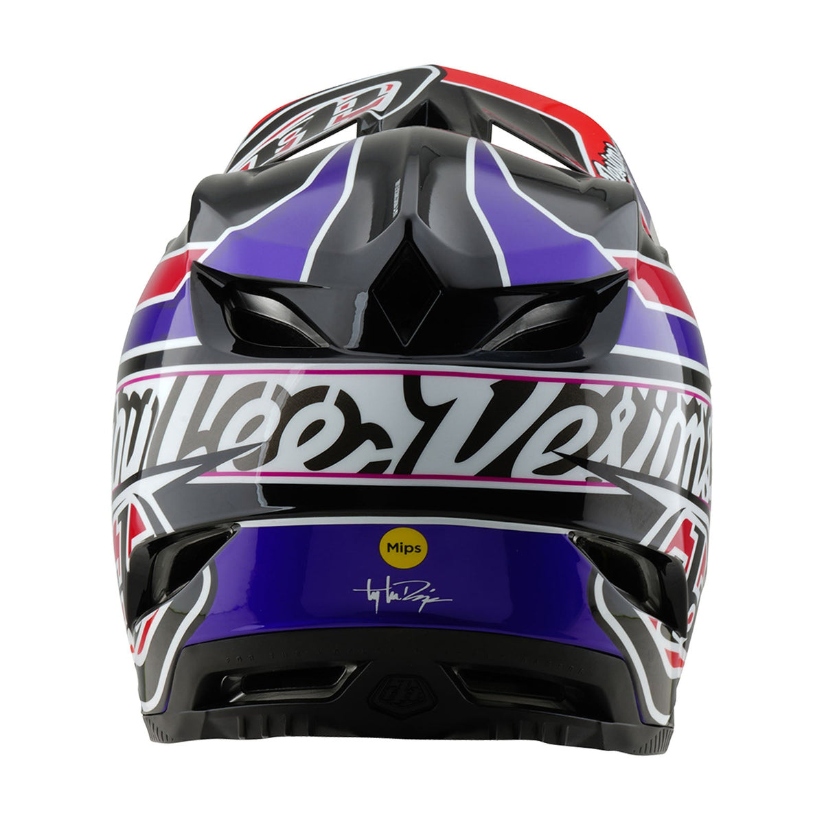 Casco Bicicleta Troy Lee Designs D4 Polyacrylite Linear Negro