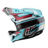 Casco Bicicleta Troy Lee Designs D4 Polyacrylite Linear Azul