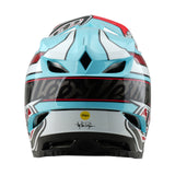 Casco Bicicleta Troy Lee Designs D4 Polyacrylite Linear Azul
