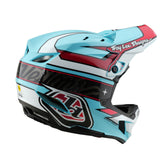 Casco Bicicleta Troy Lee Designs D4 Polyacrylite Linear Azul