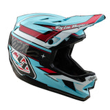 Casco Bicicleta Troy Lee Designs D4 Polyacrylite Linear Azul