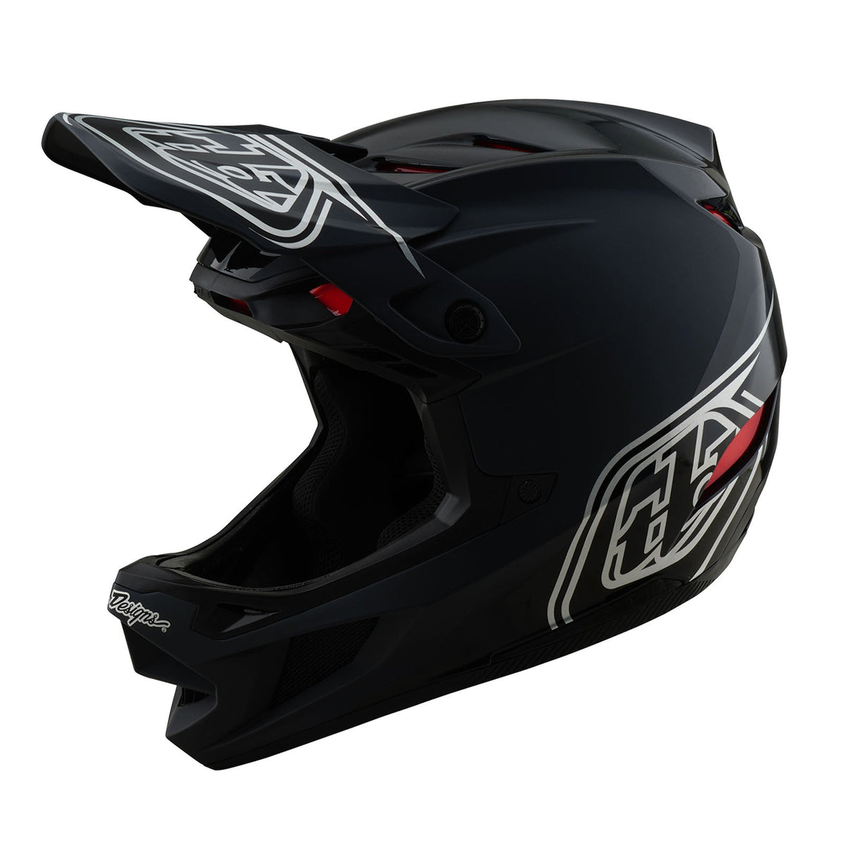 Casco Bicicleta Troy Lee Designs D4 Polyacrylite Shadow Negro