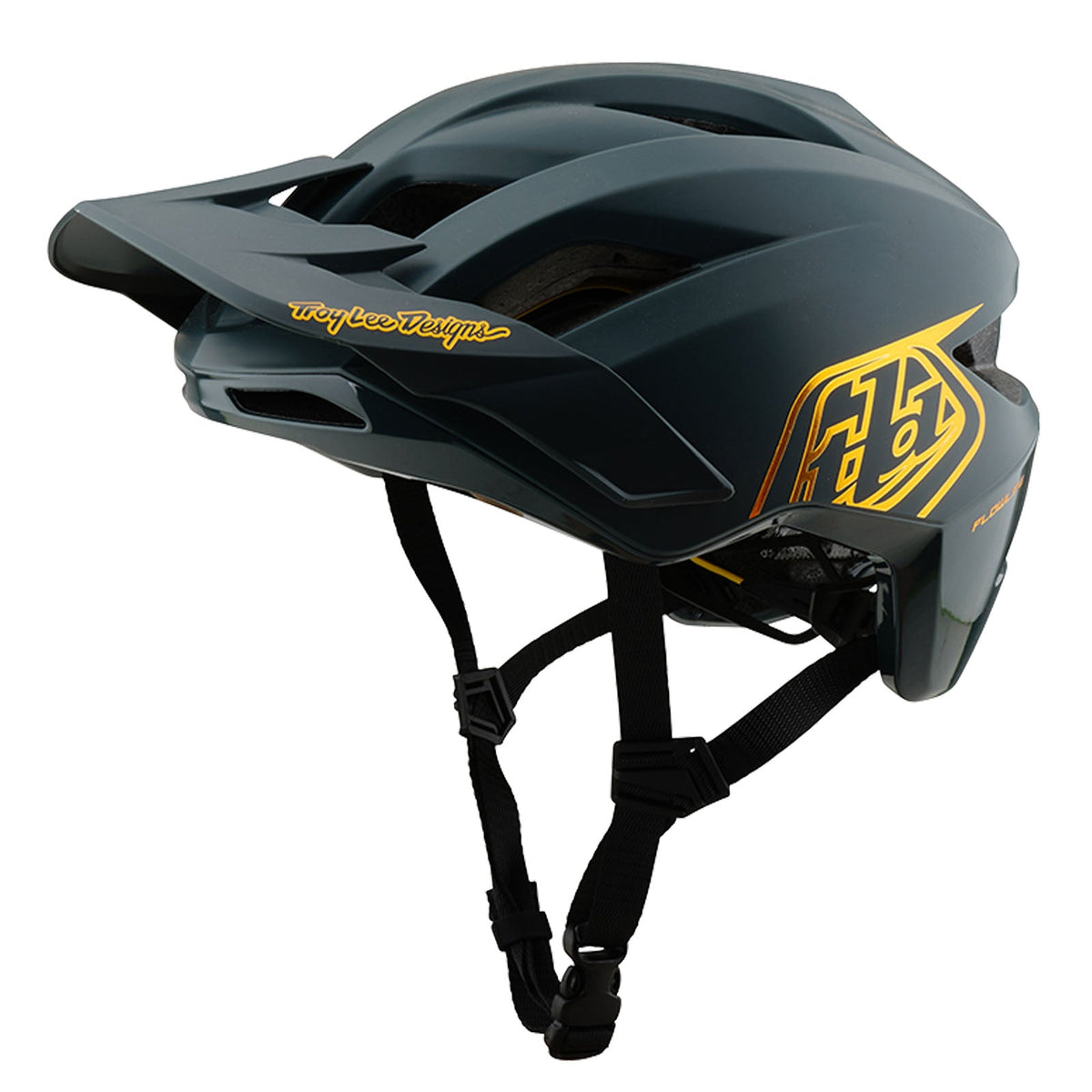 Casco Bicicleta Troy Lee Designs Flowline Point Gris / Dorado