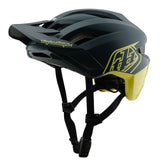 Casco Bicicleta Troy Lee Designs Flowline SE Badge Gris / Glo Amarillo