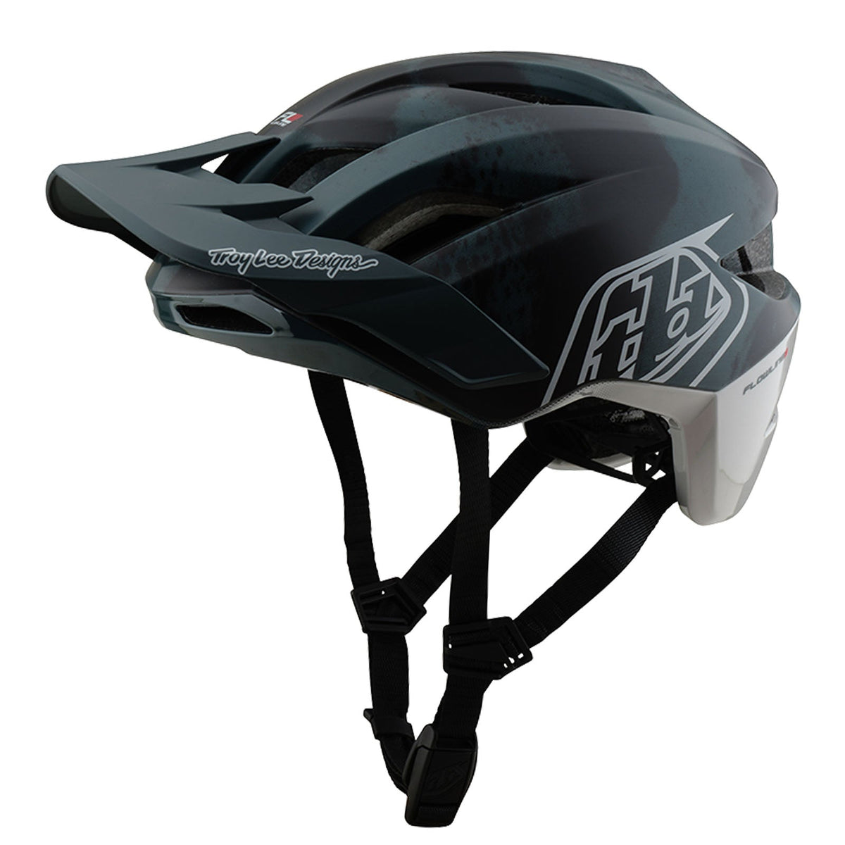 Casco Bicicleta Troy Lee Designs Flowline SE Badge Camo Gris