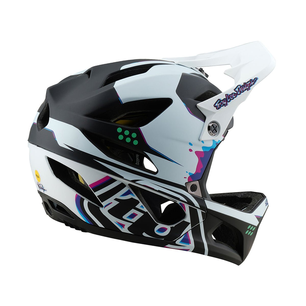 Casco Bicicleta Troy Lee Designs Stage Trooper Blanco